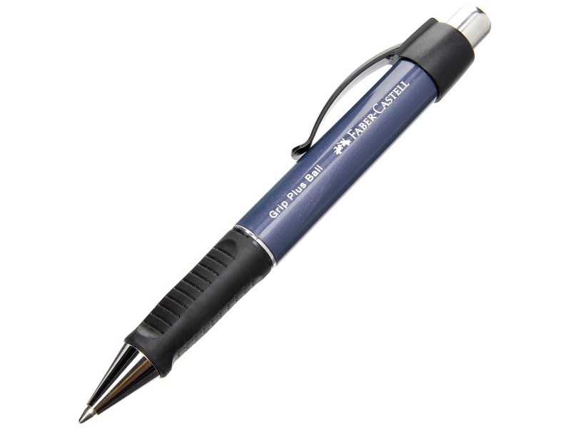 FABER-CASTELL Stylo à bille rétractable GRIP PLUS, bleu