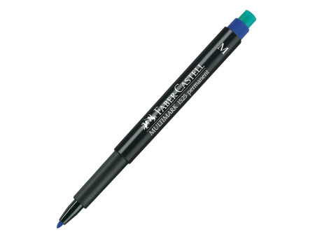 FABER-CASTELL Marqueur permanent MULTIMARK M, bleu
