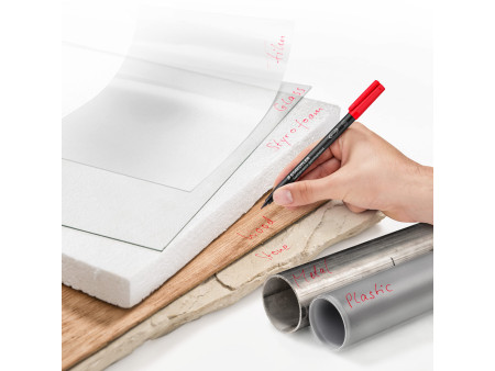 STAEDTLER Marqueur permanent 313S Lumocolor, étui de 4