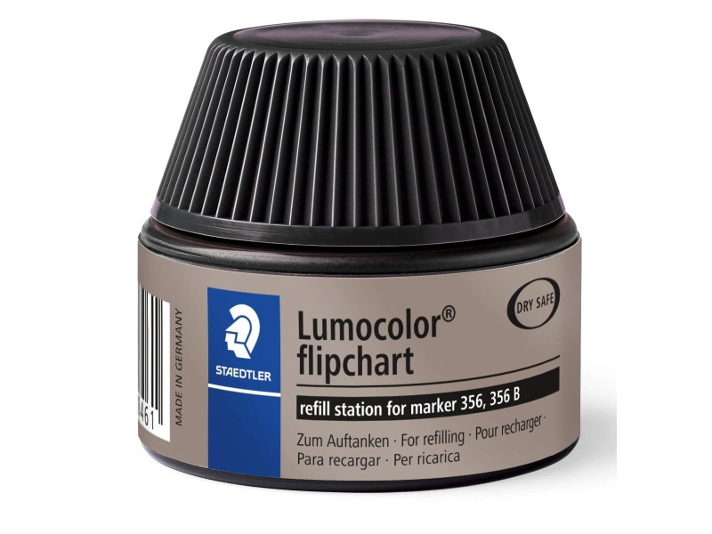 STAEDTLER Flacon de recharge Lumocolor 488 56, noir