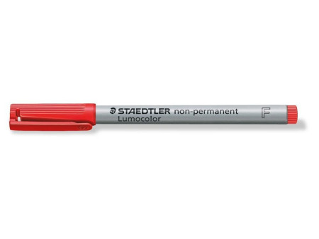 STAEDTLER Marqueur non permanent 316F Lumocolor, rouge