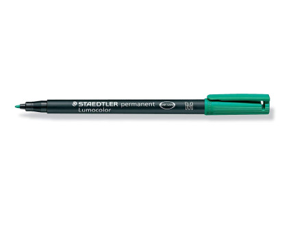 STAEDTLER Marqueur permanent 317M Lumocolor, vert