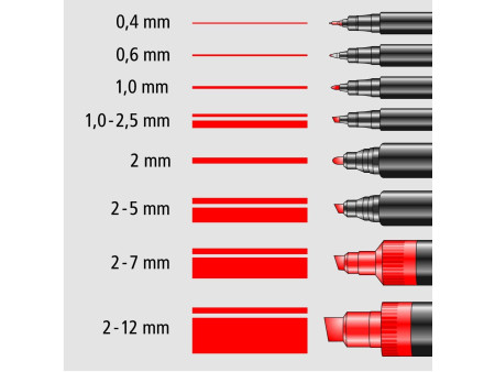 STAEDTLER Marqueur permanent 314B Lumocolor, bleu