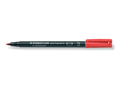 STAEDTLER Marqueur permanent 314B Lumocolor, rouge