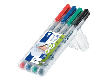 STAEDTLER Marqueur non permanent 315M Lumocolor, étui de 4