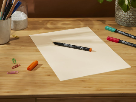 STAEDTLER Marqueur permanent 318F Lumocolor, étui de 6