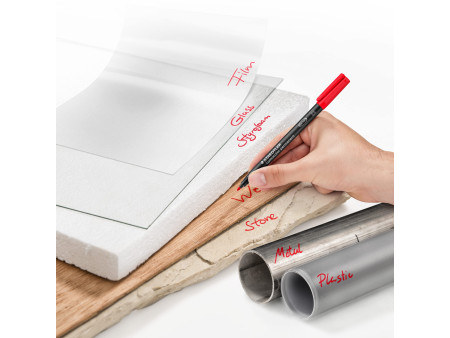 STAEDTLER Marqueur permanent 317M Lumocolor, étui de 8