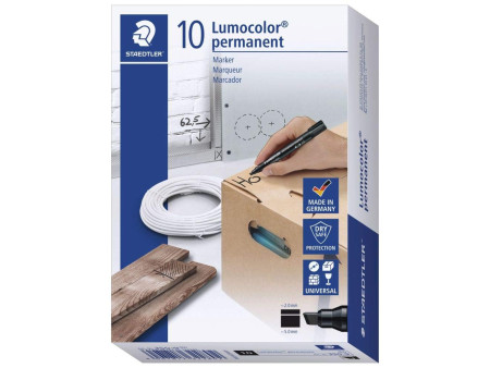 STAEDTLER Marqueur permanent 350 Lumocolor, bleu