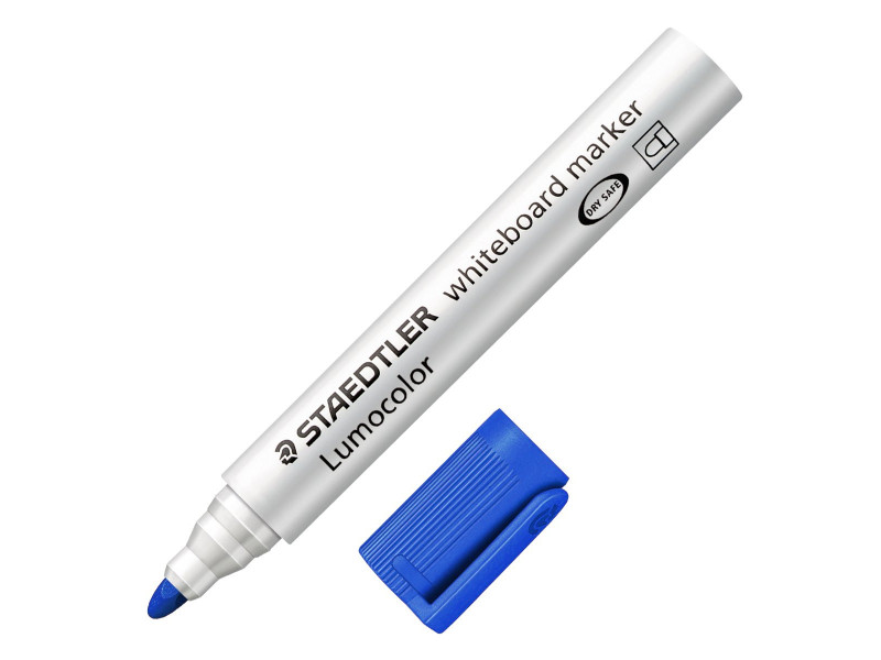 STAEDTLER Marqueur pour tableau blanc 351 Lumocolor, bleu