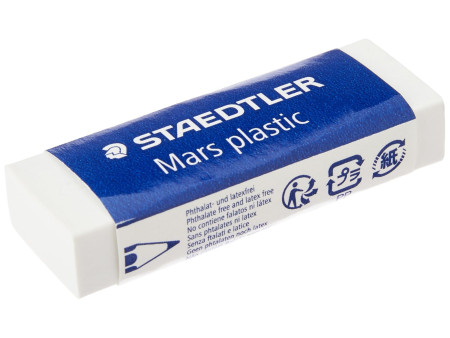 STAEDTLER Gomme plastique Mars plastic, blanc