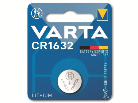 VARTA Pile bouton au lithium 'Electronics', CR1632, 3 V
