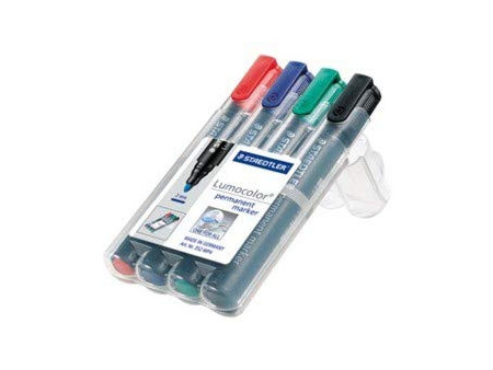 STAEDTLER Marqueur permanent 352 Lumocolor, étui de 4