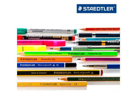 STAEDTLER Marqueur permanent 319F Lumocolor spécial, rouge
