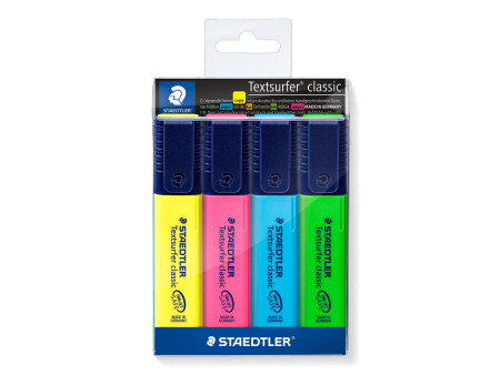 STAEDTLER Surligneur 'Textsurfer Classic', étui de 4