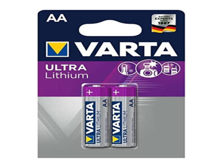 VARTA Pile au lithium 'ULTRA Lithium', Mignon (AA), 2 piles
