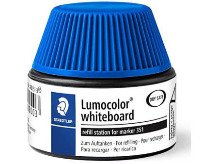 STAEDTLER Flacon de recharge Lumocolor 488 51, bleu