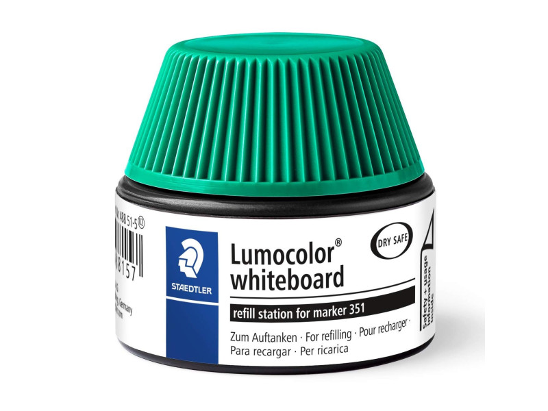 STAEDTLER Flacon de recharge Lumocolor 488 51, vert
