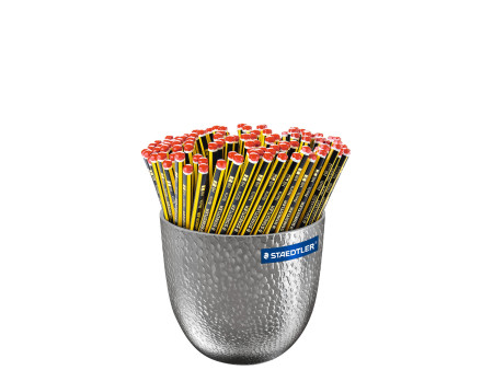 STAEDTLER Crayon Noris, hexagonal, pot de fleurs de 144