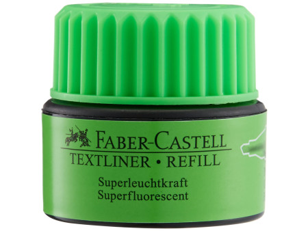 FABER-CASTELL Cartouche de recharge 'TEXTLINER 1549', vert