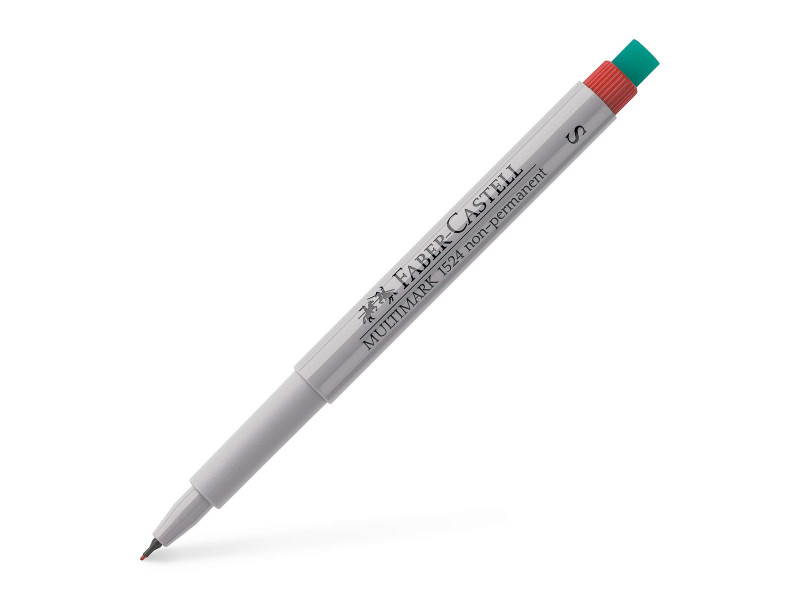FABER-CASTELL Marqueur NonPermanent MULTIMARK S, rouge