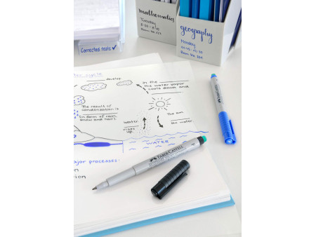 FABER-CASTELL Marqueur NonPermanent MULTIMARK S, rouge