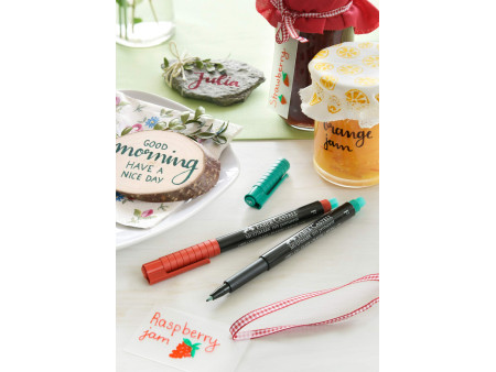 FABER-CASTELL Marqueur permanent MULTIMARK M, rouge
