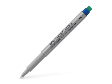 FABER-CASTELL Marqueur NonPermanent MULTIMARK F, bleu