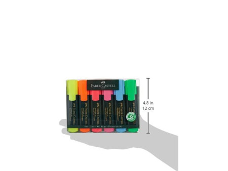 FABER-CASTELL Surligneur TEXTLINER 48 REFILL, étui de 6