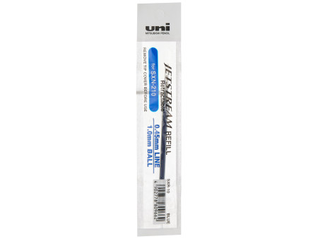 uni-ball Recharge pour stylo JETSTREAM SXN210, bleu