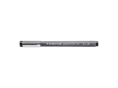 STAEDTLER Feutre à pigment, largeur du tracé: 0,8 mm, noir