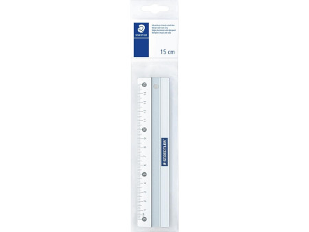 STAEDTLER Règle en métal, en aluminium, 150 mm