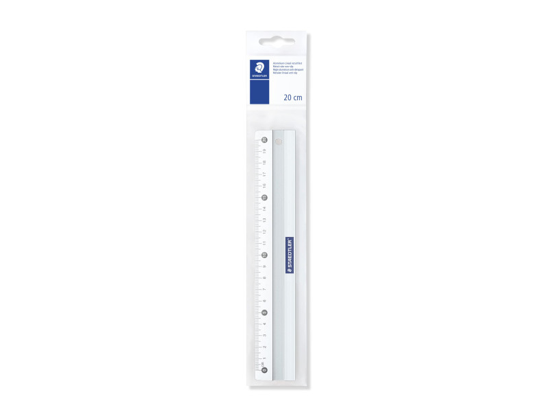 STAEDTLER Règle en métal, en aluminium, 200 mm