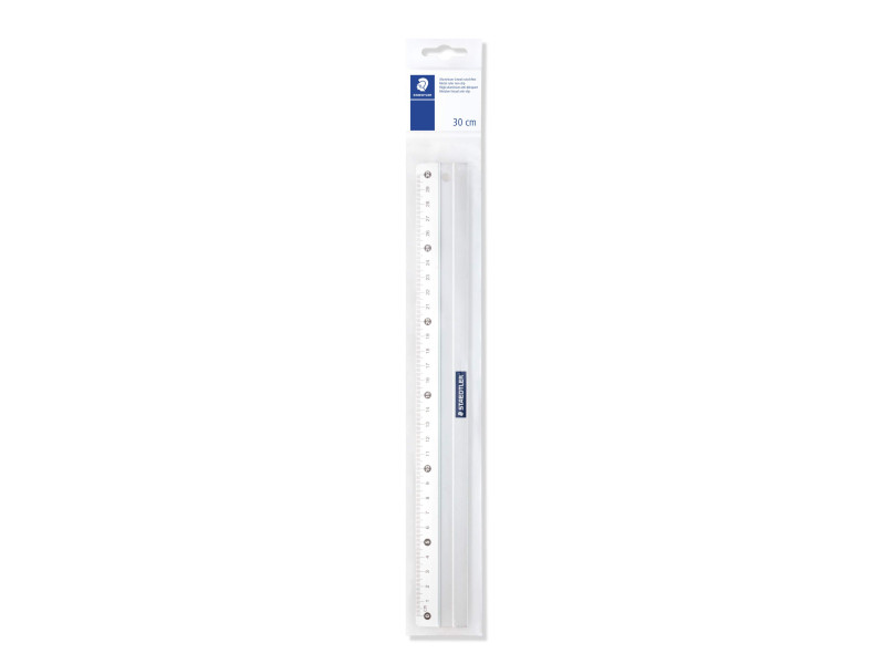 STAEDTLER Règle en métal, en aluminium, 300 mm