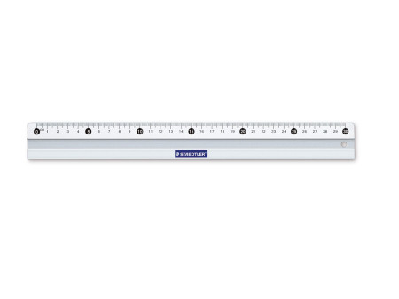 STAEDTLER Règle en métal, en aluminium, 300 mm