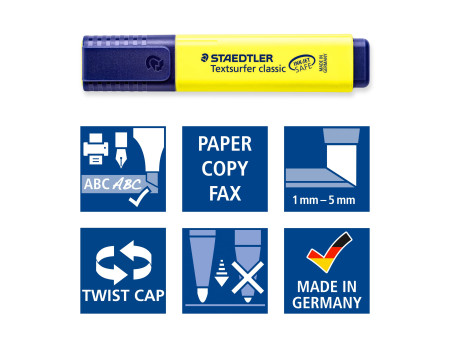 STAEDTLER Surligneur 'Textsurfer Classic', 6 + 2 gratuits