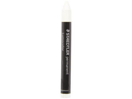 STAEDTLER Craie Lumocolor permanent omnigraph, blanc