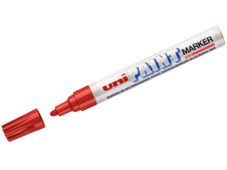 uni-ball Marqueur permanent PAINT PX20, rouge