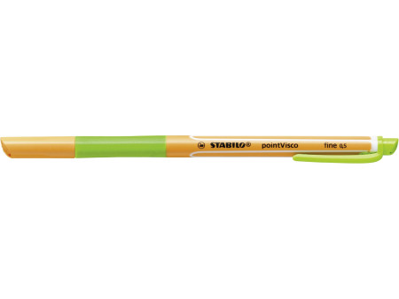 STABILO Stylo à encre gel pointVisco, vert tilleul