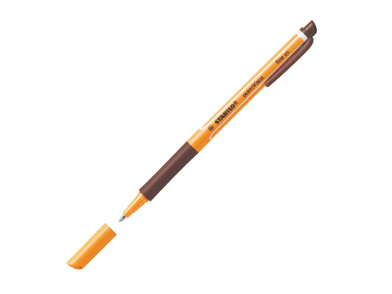 STABILO Stylo à encre gel pointVisco, marron