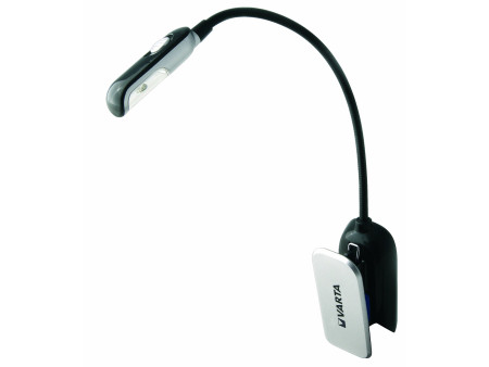VARTA Lampe de lecture 'LED Book Light', 2 x pile-bouton