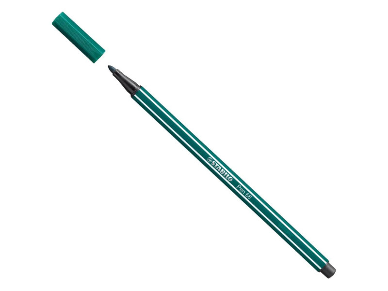 STABILO Stylo feutre Pen 68, vert-bleu