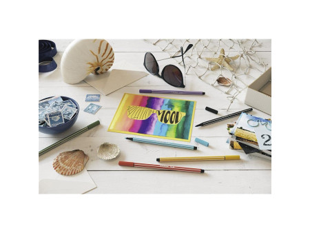 STABILO Stylo feutre Pen 68, ocre clair