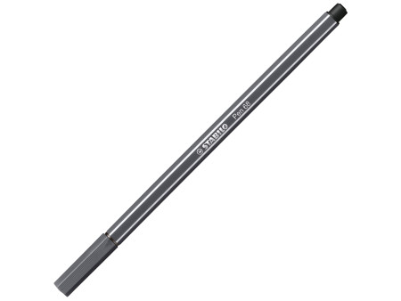 STABILO Stylo feutre Pen 68, gris noir
