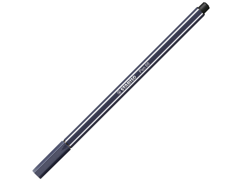 STABILO Stylo feutre Pen 68, gris de Payne