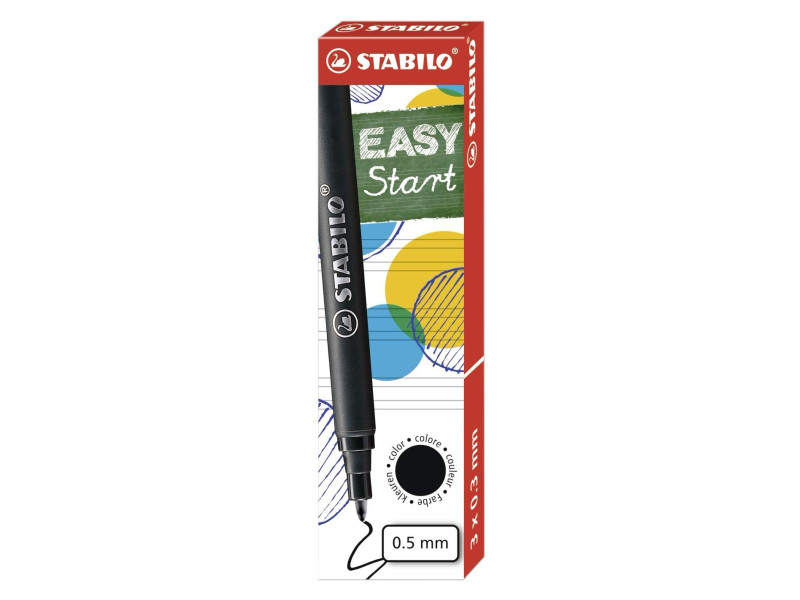 STABILO Cartouche pour stylo roller EASYoriginal, noir