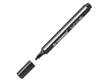 STABILO Stylo feutre Trio Scribbi, noir