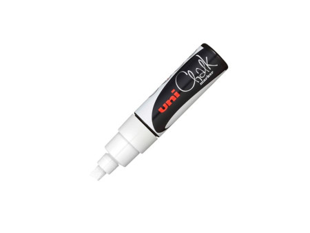 uni-ball Marqueur craie Chalk marker PWE8K, blanc