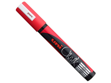 uni-ball Marqueur craie Chalk marker PWE5M, rouge