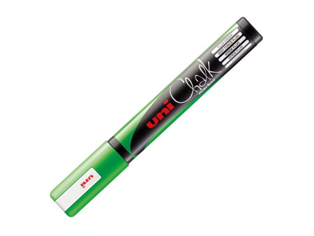 uni-ball Marqueur craie Chalk marker PWE5M, vert fluo