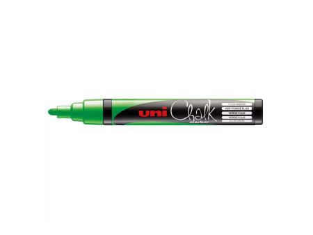 uni-ball Marqueur craie Chalk marker PWE5M, vert fluo